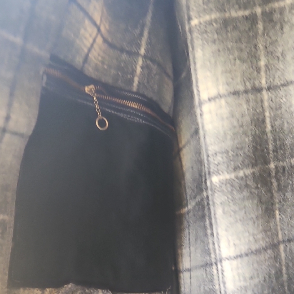 VINTAGE Merrill Woolens Men's Plaid Jacket - Gray - Picture 4 of 7